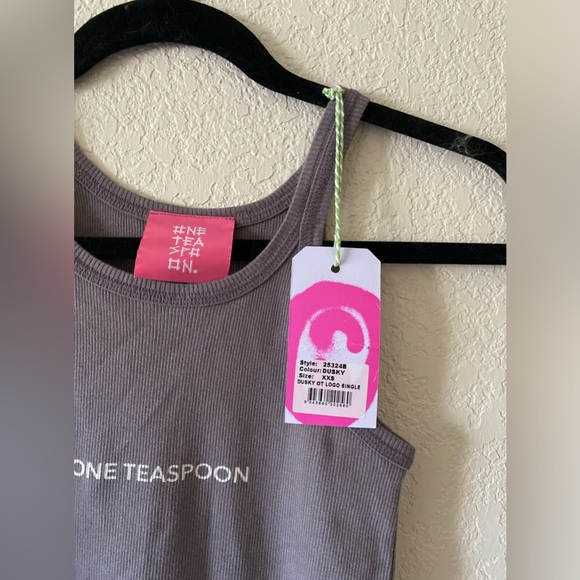 NWT One Teaspoon Tank Top size 2XS - Picture 2 of 3